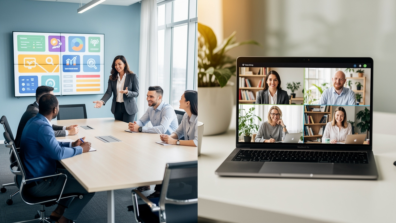Engajamento pós-evento em ambiente de trabalho híbrido