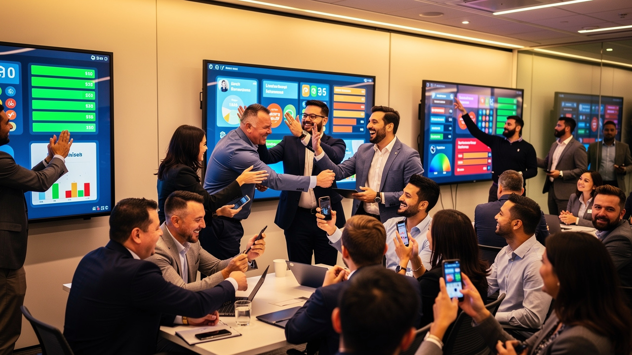 Gamificação e engajamento de participantes em workshop corporativo interativo