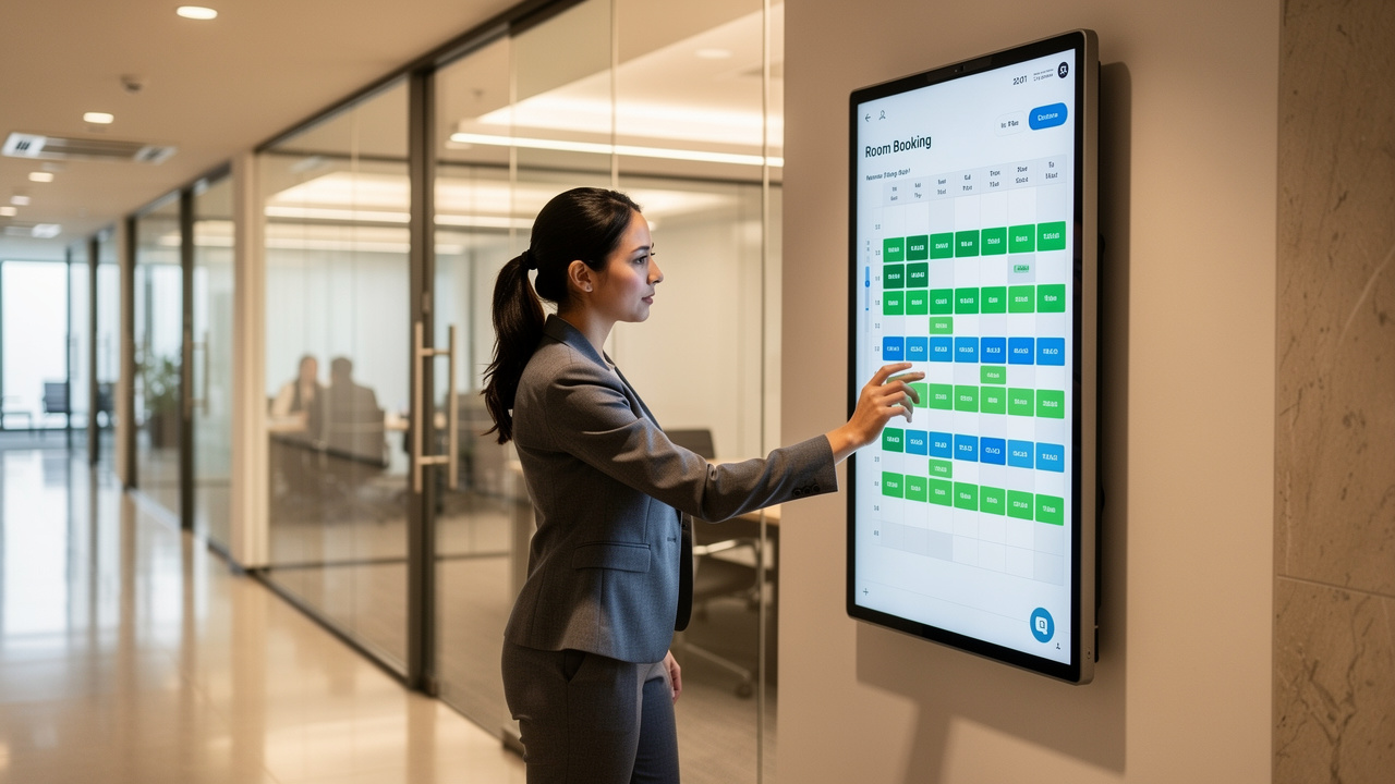 Gestão inteligente de espaços para reuniões de follow-up pós-evento