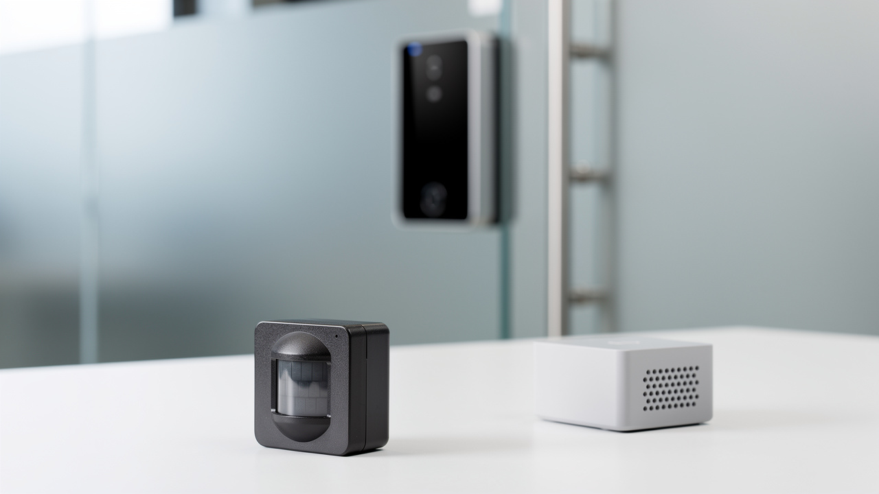 Sensores de presença e controle de acesso para monitoramento de ocupação