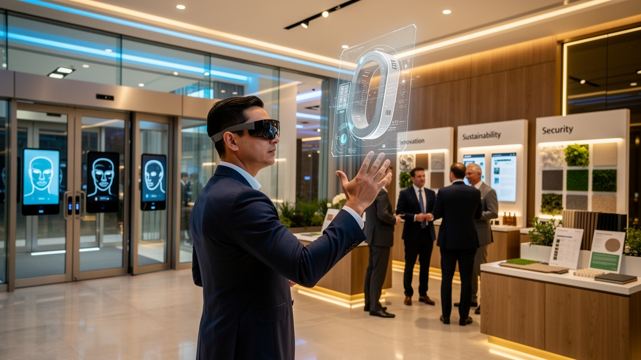 Tendências tecnológicas em eventos corporativos: RA, biometria e sustentabilidade