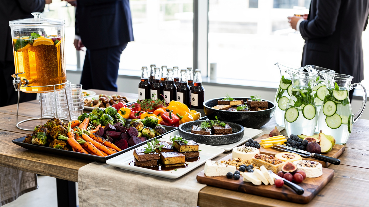 Tendências gastronômicas plant-based para eventos corporativos 2026