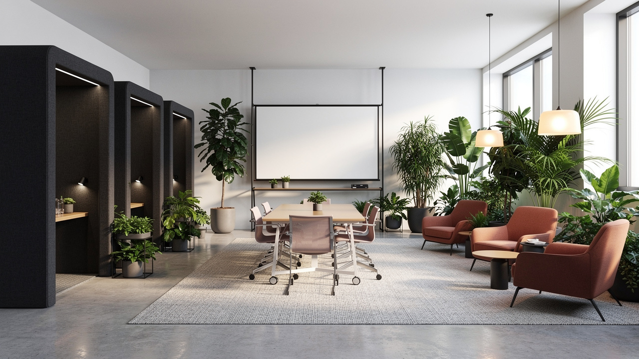 Layout Escritório Híbrido