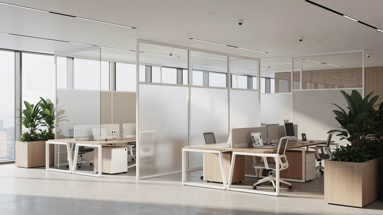 Escritório modular e flexível planejado para crescimento futuro